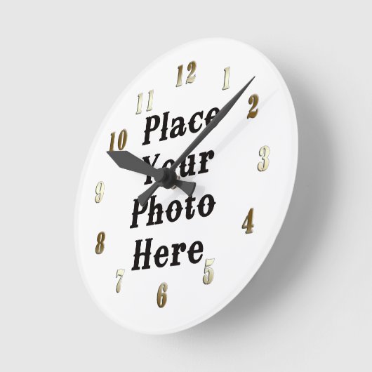 Uw foto hier wandklok (Hoek)