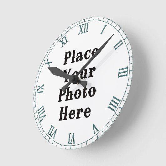 Uw foto hier wandklok (Hoek)
