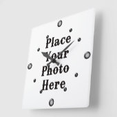 Uw foto hier wandklok (Hoek)