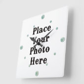 Uw foto hier wandklok (Hoek)