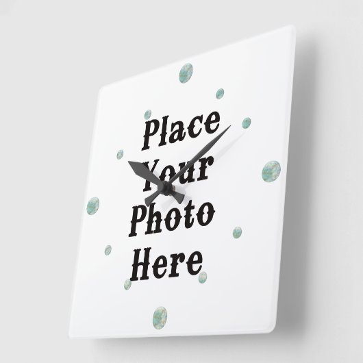 Uw foto hier wandklok (Hoek)