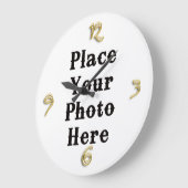 Uw foto hier wandklok (Hoek)