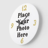 Uw foto hier wandklok (Hoek)