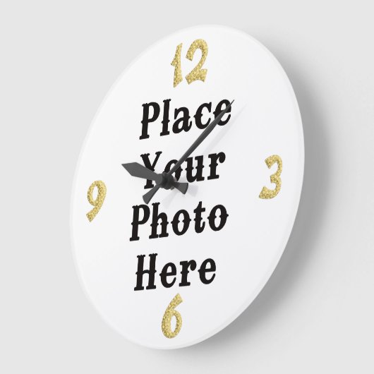 Uw foto hier wandklok (Hoek)