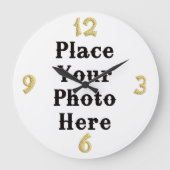 Uw foto hier wandklok (Voorkant)