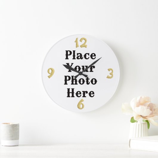 Uw foto hier wandklok (Huis)