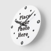 Uw foto hier wandklok (Hoek)