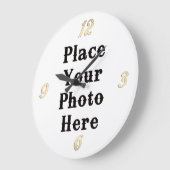 Uw foto hier wandklok (Hoek)