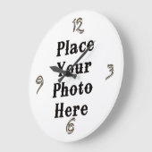 Uw foto hier wandklok (Hoek)