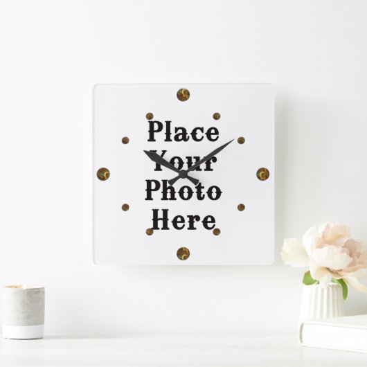 Uw foto hier wandklok (Huis)