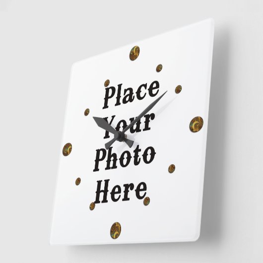 Uw foto hier wandklok (Hoek)