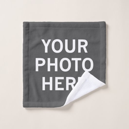 Uw foto hier washandje (Wasdoekje)