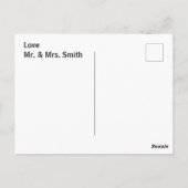 Uw foto hier - Wedding Dank u kaart (Achterkant)