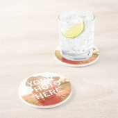 Uw foto hier zandsteen onderzetter (Zijkant)