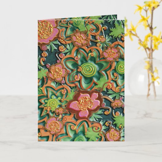 Uw foto in de C7 Kaart (Gele Bloem)