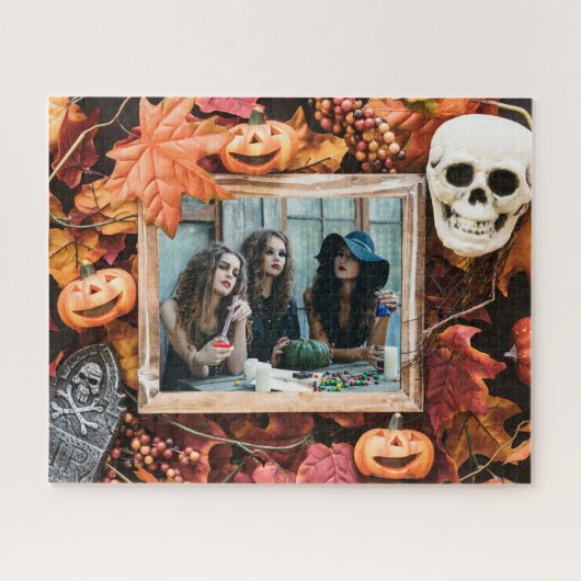 UW FOTO in een aangepaste puzzel voor Halloween-Li (Horizontaal)