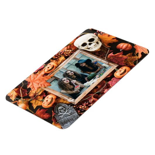 UW FOTO in een Halloween Lijst magneet (Linkerzijde)