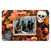 UW FOTO in een Halloween Lijst magneet (Horizontaal)