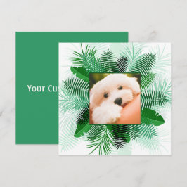 Uw foto in een Palm Leaf Lijst uitnodigingen