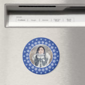 UW FOTO in een Snowflake Lijst magneet (Insitu (Vaatwasser))