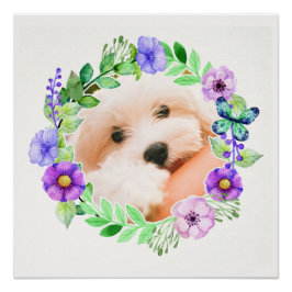 Uw Foto in een Vloeiend Lijst aangepast poster