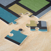 UW FOTO in Geometric Patroon aangepaste puzzel (Zijkant)