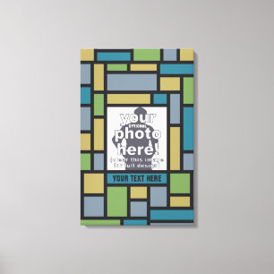 UW FOTO in Geometric Pattern aangepast canvas Afdruk
