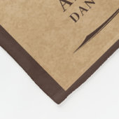 UW FOTO in "Gezochte" poster deken (Hoek)