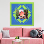 UW FOTO in het canvas Geometric Pattern Afdruk (Insitu (Woonkamer))