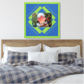 UW FOTO in het canvas Geometric Pattern Afdruk (Insitu (Slaapkamer))