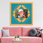 UW FOTO in het canvas Geometric Pattern Afdruk (Insitu (Woonkamer))