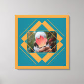 UW FOTO in het canvas Geometric Pattern Afdruk (Voorkant)