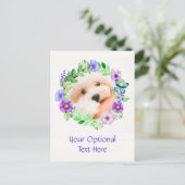 Uw Foto in het Vloeiende Aangepaste briefkaart van (Staand voorkant)