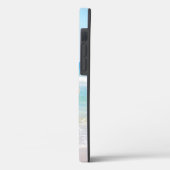 Uw foto iPhone hoesje met aangepaste tekst (Achterkant / Links)