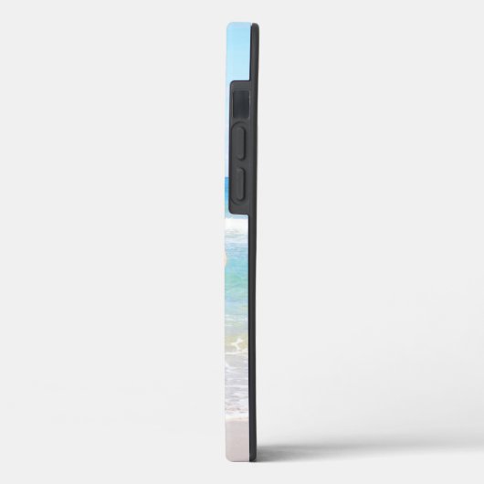 Uw foto iPhone hoesje met aangepaste tekst (Achterkant / Links)