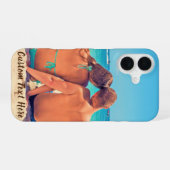 Uw foto iPhone hoesje met aangepaste tekst iPhone 16 Hoesje (Achterkant horizontaal)