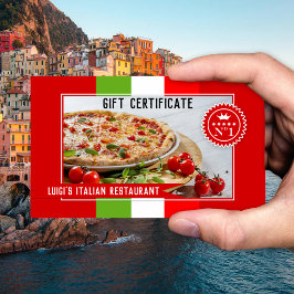 Uw foto Italiaans Restaurant Cadeaubon Kortingskaartje