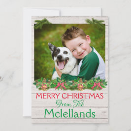 UW FOTO-KAART FEESTDAGENKAART