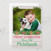 UW FOTO-KAART FEESTDAGENKAART (Voorkant / Achterkant)