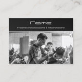 Uw foto kapper kapper Visitekaartje (Voorkant)