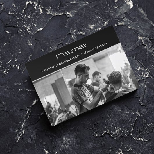 Uw foto kapper kapper Visitekaartje