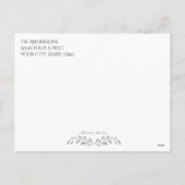 UW FOTO-kerstavond en bessen Feestdagenkaart (Achterkant)