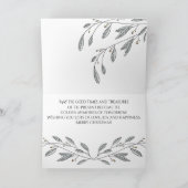 UW FOTO-kerstavond en bessen Kaart (Binnen)