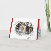 UW FOTO-kerstavond en bessen Kaart (Voorkant)