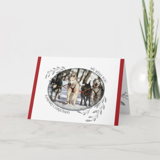 UW FOTO-kerstavond en bessen Kaart (Voorkant)