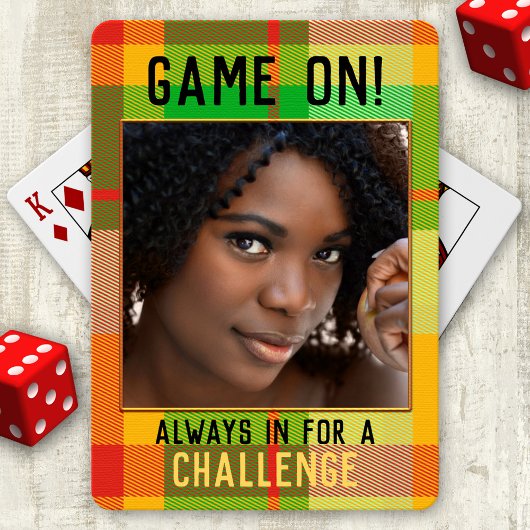 Uw foto-kleurige speelkaartjes decanteren pokerkaarten