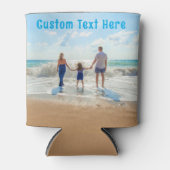 Uw foto Koelbox met aangepaste tekst Blikjeskoeler (Voorkant)