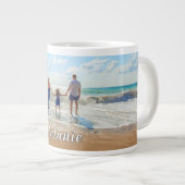 Uw Foto Koffie Mok Gift met aangepaste naam (Voorkant rechts)