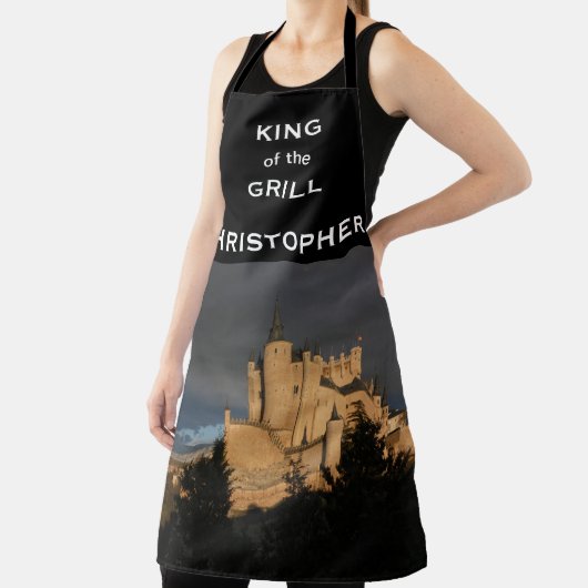 Uw foto, Koning van de Grill, Naam Schort (Insitu)