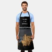 Uw foto, Koning van de Grill, Naam Schort (Gedragen)